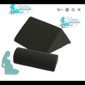 Happy Booty Wedge AND Lumbar Pillow. BBL